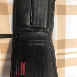 Salvatore Ferragamo men’s fabric nautor zip wallet